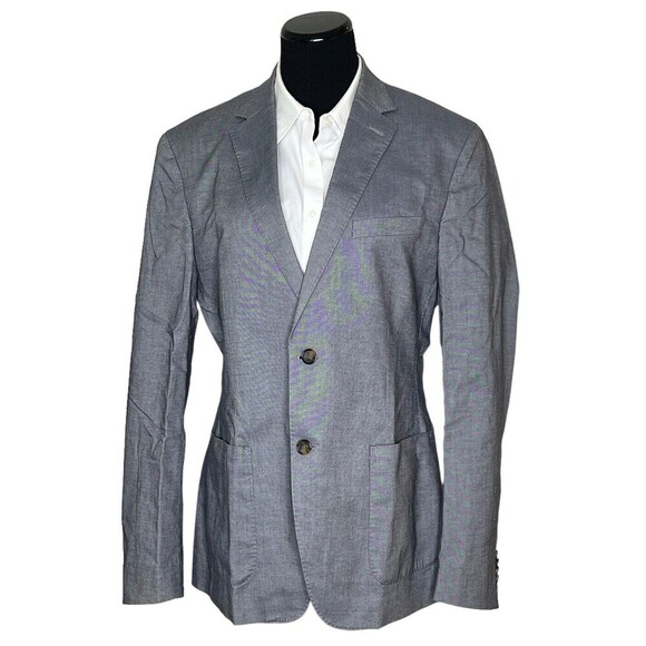Michael Kors Gray Sport Coat Blazer‎ 40R Tailored Fit - Picture 2 of 9